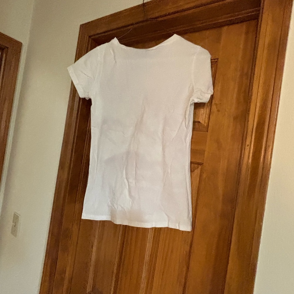 Graphic Red and White Women’s Shirt, Vintage Y2K - Picture 7 of 8